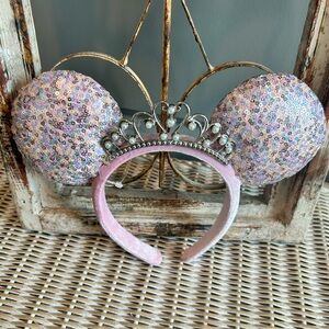 Disney Princess Crown pink 2022 Minnie Mouse ear headband